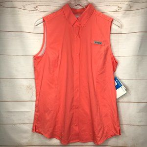 Columbia Tamiami Women's Sleeveless Shirt Size M